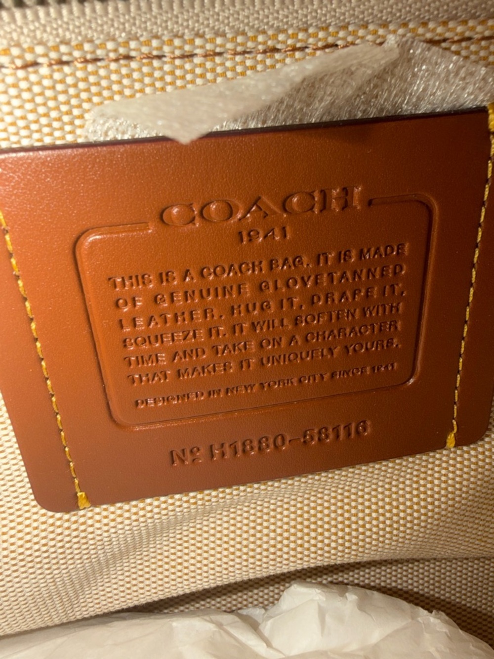 Coach Pebbled Leather Satchel in Plum with Mustard Interior - Picture 7 of 7